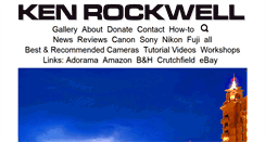 Desktop Screenshot of kenrockwell.com